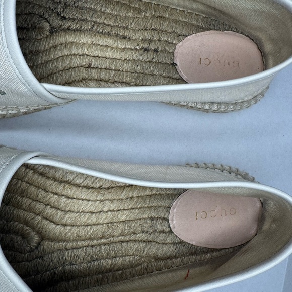 Gucci Beige Canvas Vintage Logo Espadrilles Size 39 Womens - Picture 7 of 9